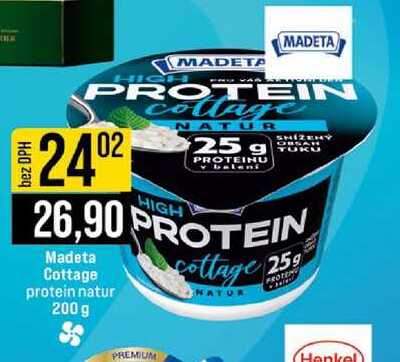 Madeta Cottage protein natur 200 g  
