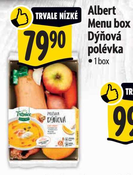 Albert Menu box Dýňová polévka 