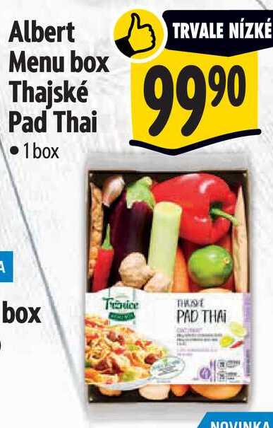 Albert Menu box Thajské Pad Thai 