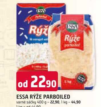 ESSA RÝŽE PARBOILED varné sáčky 400 g