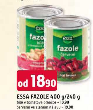 ESSA FAZOLE 400 g/240 g