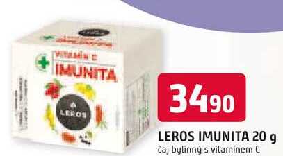 LEROS IMUNITA 20 g čaj bylinný s vitaminem C 