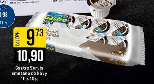 Gastro Servis smetana do kávy 10 x 10 g  