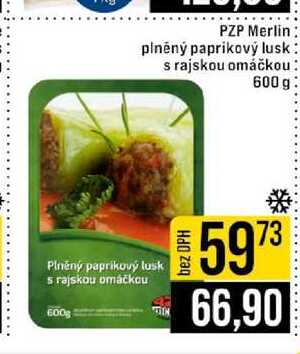 PZP Merlin plněný paprikový lusk s rajskou omáčkou 600 g 
