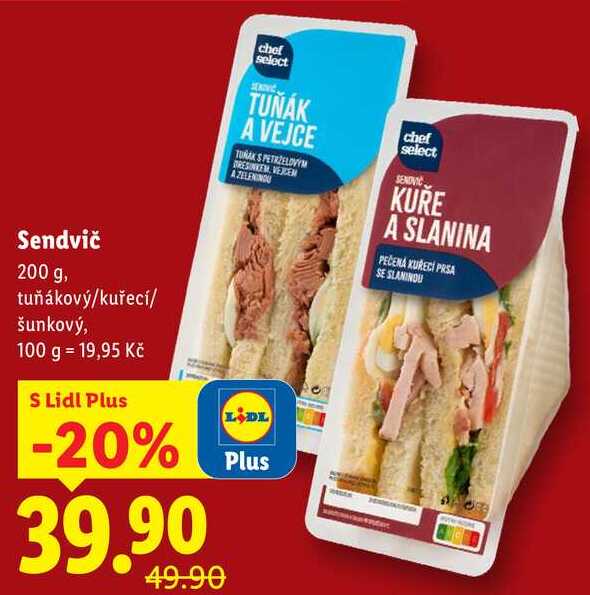 Sendvič, 200 g