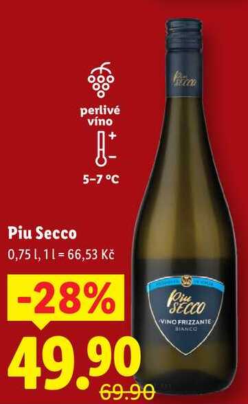 Piu Secco, 0,75 l