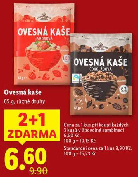Ovesná kaše, 65 g
