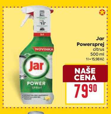 Jar Powersprej citrus 500 ml