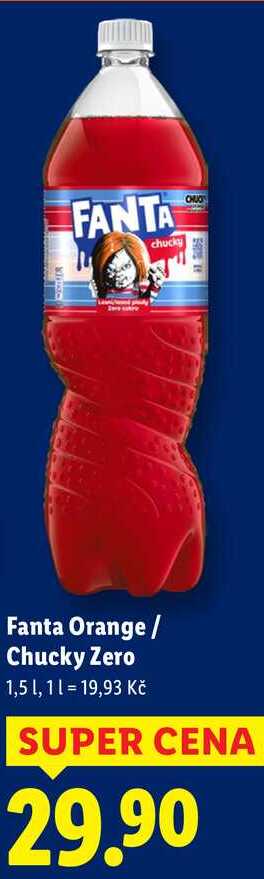 Fanta Orange/Chucky Zero, 1,5 l