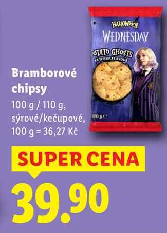 Bramborové chipsy, 100 g/110 g
