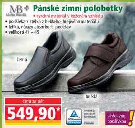 Pánské zimní polobotky