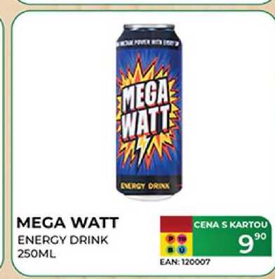 MEGA WATT ENERGY DRINK 