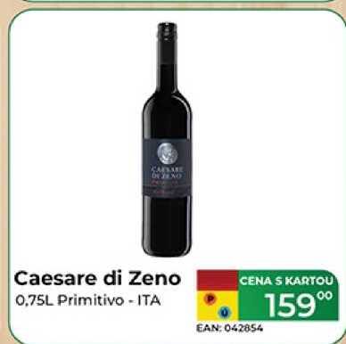 Caesare di Zeno 0,75L Primitivo-ITA 