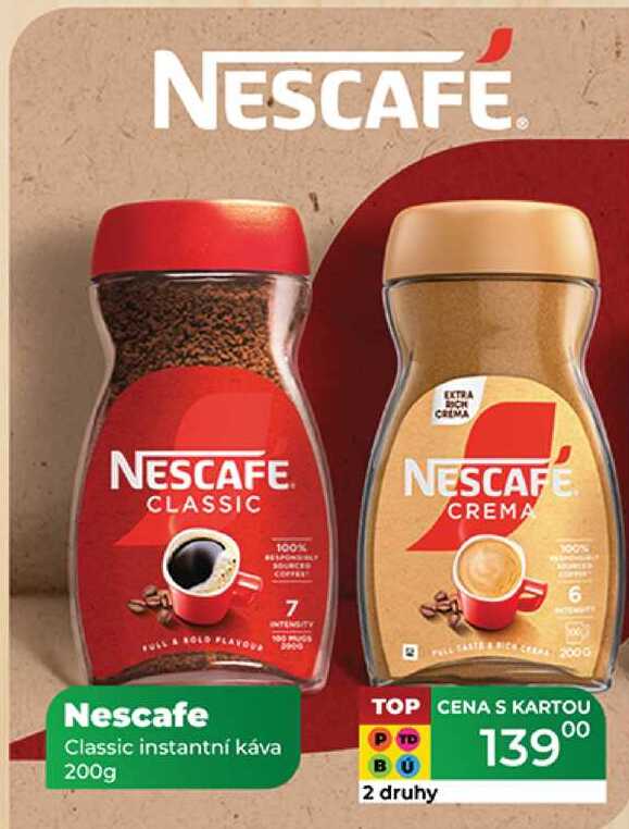 Nescafe Classic instantní káva 200 g