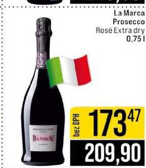 La Marca Prosecco Rose Extra dry 0,75 l