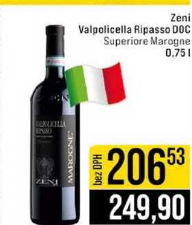 Zeni Valpolicella Ripasso DOC Superiore Marogne 0,75 l