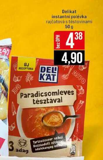Delikat instantní polévka rajčatová s těstovinami 50 g 