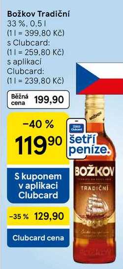 Božkov Tradiční 33%, 0,5 l