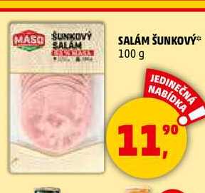 SALÁM ŠUNKOVÝ, 100 g