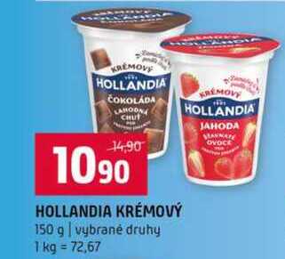 Hollandia kremový 150 g