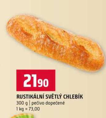 Rustikální světlý chlebík 300 g 