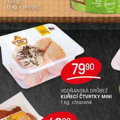 KUŘECÍ ČTVRTKY MINI 1 kg, chlazené 