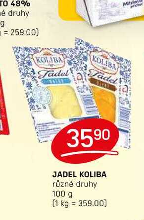 JADEL KOLIBA různé druhy 100 g 