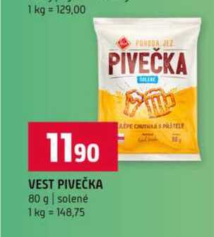 Vest pivečka 80 g 