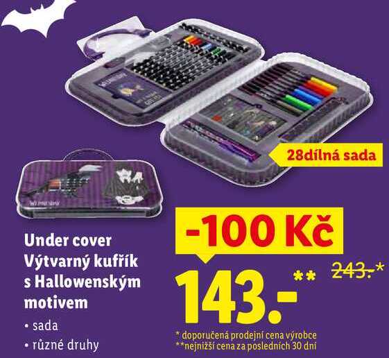Under cover Výtvarný kufřík s Hallowenským motivem