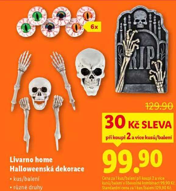 Livarno home Halloweenská dekorace 