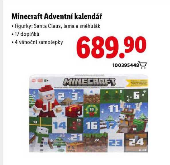 Minecraft Adventní kalendář 