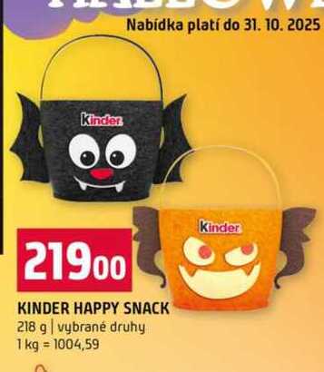Kinder happy snack 218 g