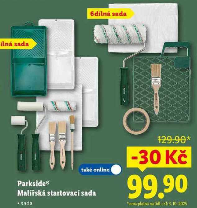 Parkside Malířská startovací sada