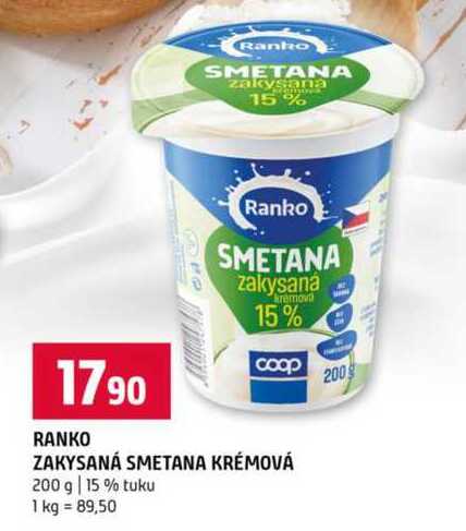 Ranko zakysaná smetana krémová 200 g