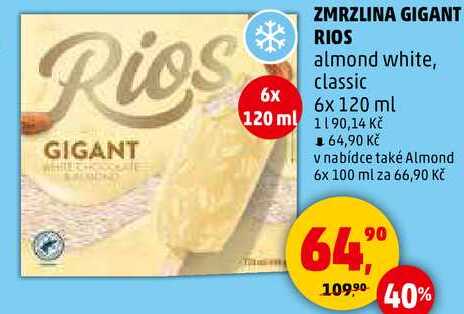 ZMRZLINA GIGANT RIOS, 6x 120 ml