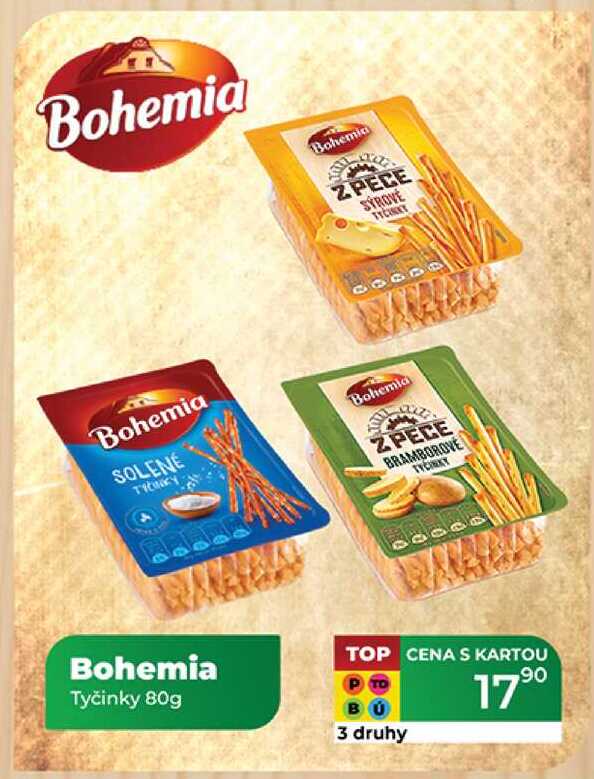 Bohemia Tyčinky 80g 