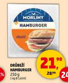 DRŮBEŽÍ HAMBURGER, 250 g 