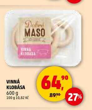 VINNÁ KLOBÁSA, 600 g