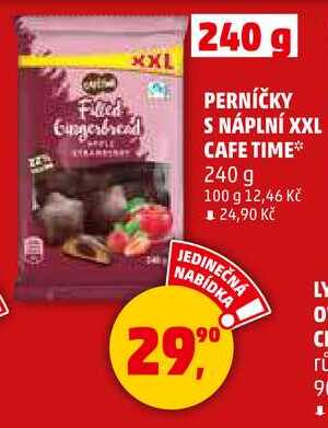 PERNÍČKY S NÁPLNÍ XXL CAFE TIME, 240 g