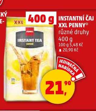 INSTANTNÍ ČAJ XXL PENNY, 400 g