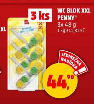 WC BLOK XXL PENNY, 3x 48 g