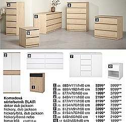 Komodová série/botník BLAIR - 4