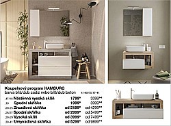 Koupelnový program HAMBURG  - Vysoká skříň