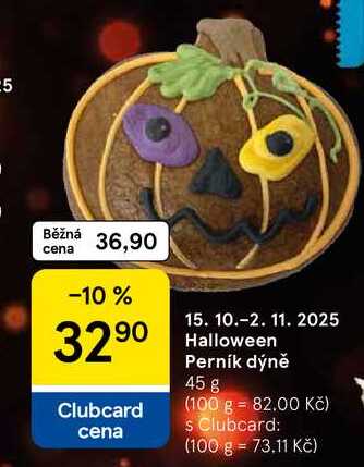 Halloween Perník dýně, 45 g