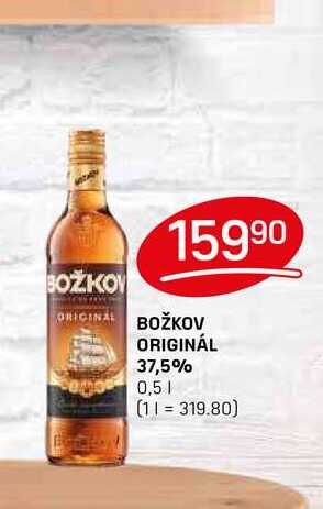 BOŽKOV ORIGINÁL 37,5% 0,5l