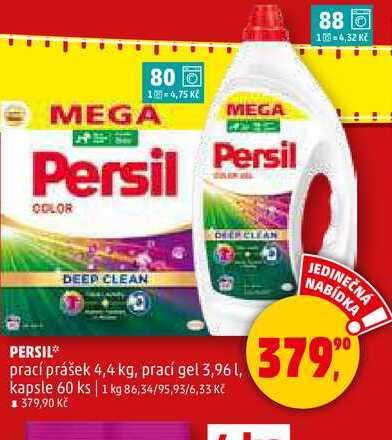 PERSIL prací prášek, 4,4 kg