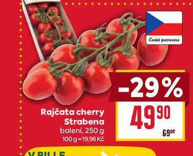 Rajčata cherry Strabena balení, 250 g 