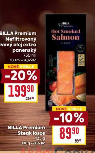 BILLA Premium Steak losos 125 g 