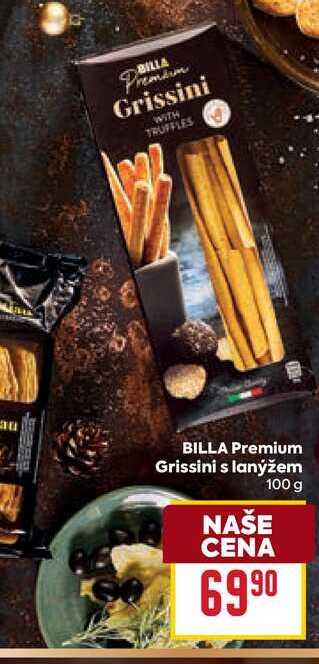 BILLA Premium Grissini s lanýžem 100g