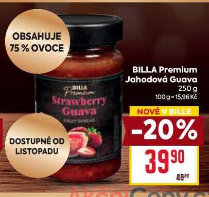 BILLA Premium Jahodová Guava 250 g 
